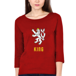 King Dragon Female Round Neck Full Sleeve Classic T-Shirt