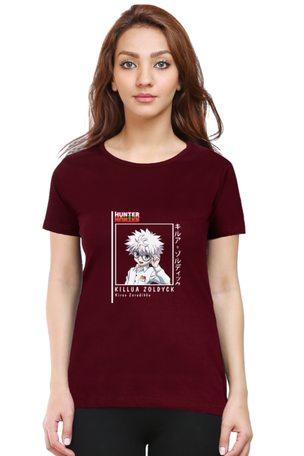 Hunter Female Round Neck Half Sleeve Classic T-Shirt - Image 5