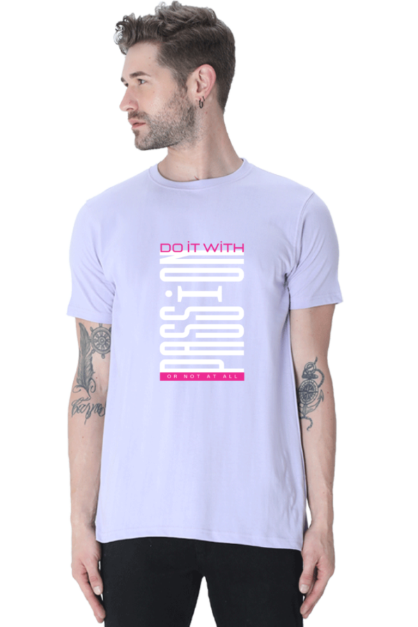 Do It With Passion Male Round Neck Half Sleeve Classic T-Shirt - Image 6