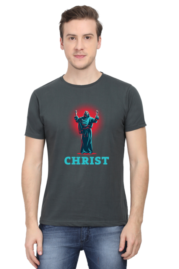 Christ Male Round Neck Half Sleeve Classic T-Shirt