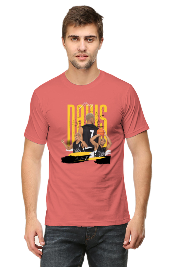 Avery Davis Male Round Neck Half Sleeve Classic T-Shirt - Image 4