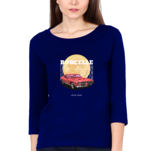 Borcelle Wear Female Round Neck Full Sleeve Classic T-Shirt