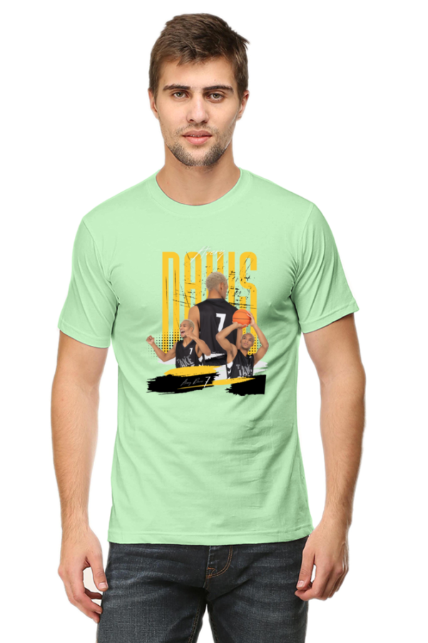 Avery Davis Male Round Neck Half Sleeve Classic T-Shirt - Image 2