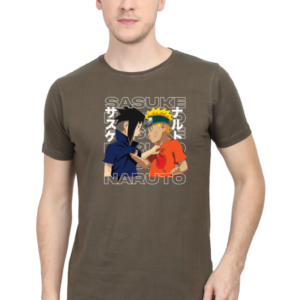 Naruto Male Round Neck Half Sleeve Classic T-Shirt