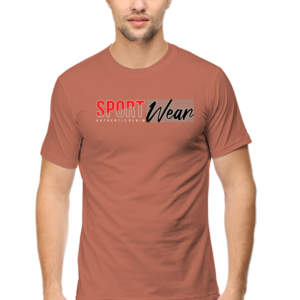 Sport Wear Male Round Neck Half Sleeve Classic T-Shirt