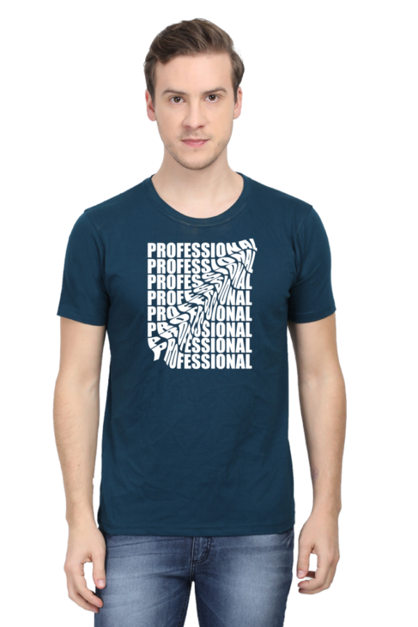 Professional Male Round Neck Half Sleeve Classic T-Shirt - Image 8
