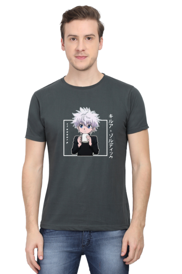 Hunter Kakashi Male Round Neck Half Sleeve Classic T-Shirt - Image 6