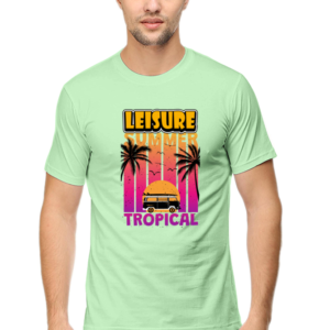 Leisure Summer Male Round Neck Half Sleeve Classic T-Shirt