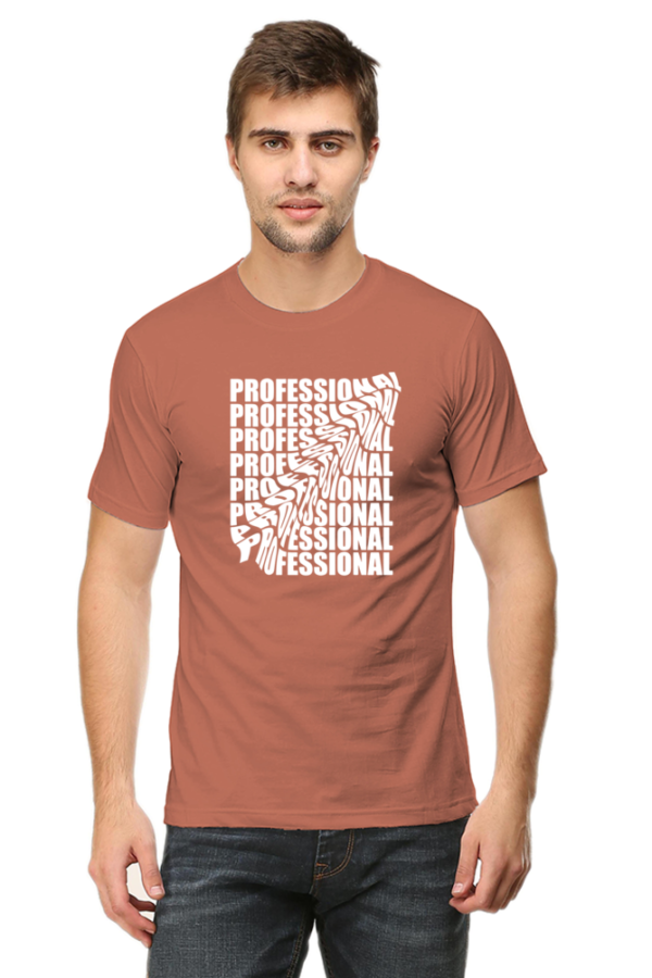Professional Male Round Neck Half Sleeve Classic T-Shirt