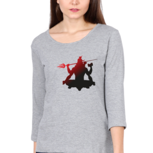 Lord Sivan V2 Female Round Neck Full Sleeve Classic T-Shirt
