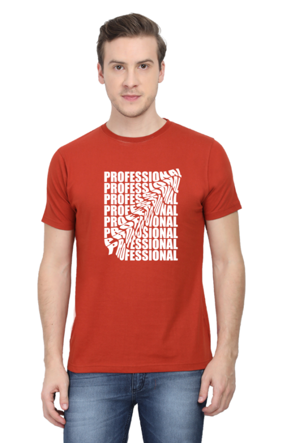 Professional Male Round Neck Half Sleeve Classic T-Shirt - Image 7