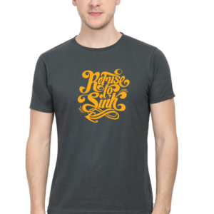 Refuse To Sink Male Round Neck Half Sleeve Classic T-Shirt