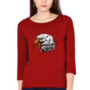 Eagle Female Round Neck Full Sleeve Classic T-Shirt