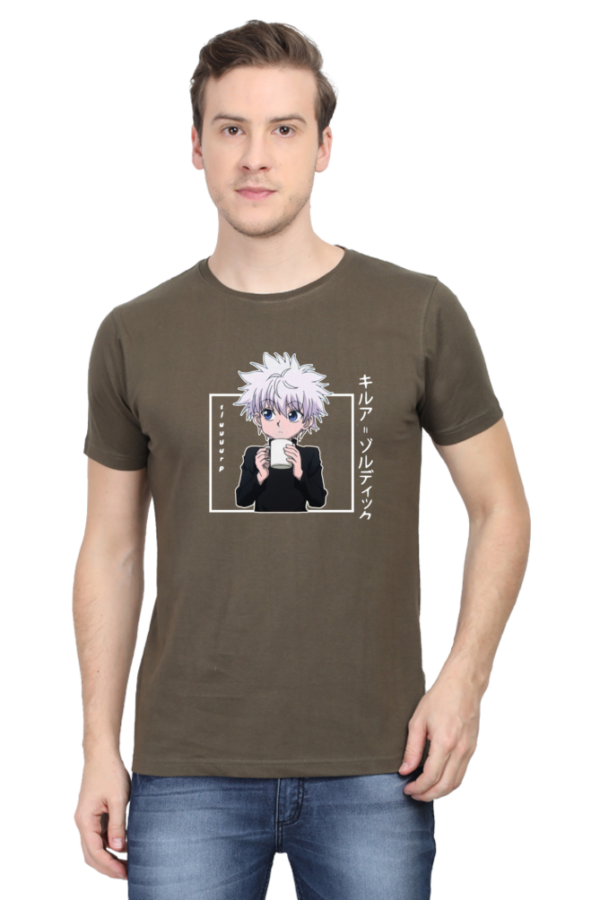 Hunter Kakashi Male Round Neck Half Sleeve Classic T-Shirt - Image 5