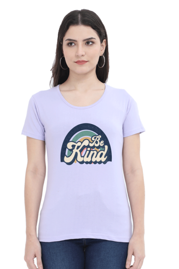 Be Kind Female Round Neck Half Sleeve Classic T-Shirt