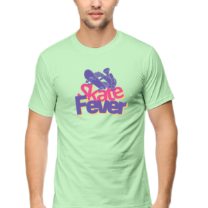 Skate Fever Male Round Neck Half Sleeve Classic T-Shirt
