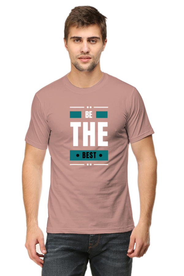 Be The Best Male Round Neck Half Sleeve Classic T-Shirt - Image 2