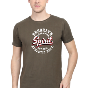 Brooklyn Champion Spirit Male Round Neck Half Sleeve Classic T-Shirt