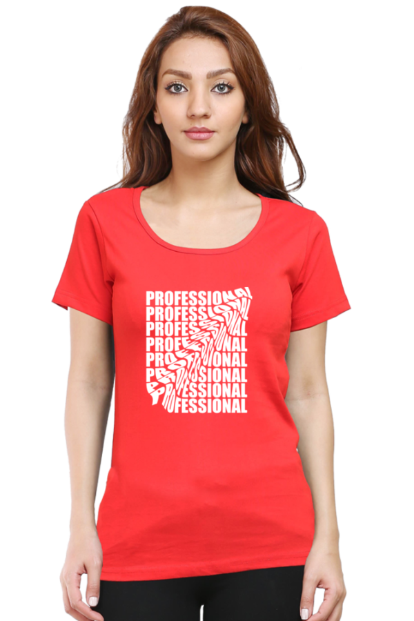 Professional Female Round Neck Half Sleeve Classic T-Shirt - Image 9