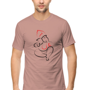 Lord Ganesha V7 Male Round Neck Half Sleeve Classic T-Shirt