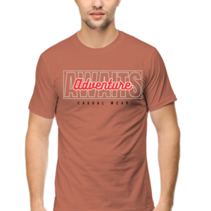 Adventure Awaits Male Round Neck Half Sleeve Classic T-Shirt