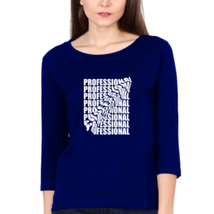 Professional Female Round Neck Full Sleeve Classic T-Shirt