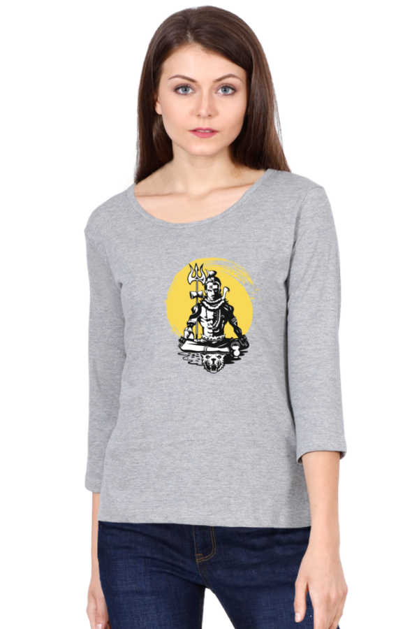 Lord Sivan Female Round Neck Full Sleeve Classic T-Shirt