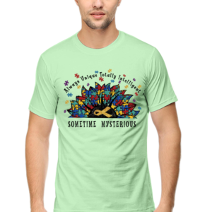 Sometime Mysterious Male Round Neck Half Sleeve Classic T-Shirt