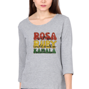 Rosa Ruby Kamala Female Round Neck Full Sleeve Classic T-Shirt