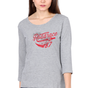 Roadrace Female Round Neck Full Sleeve Classic T-Shirt