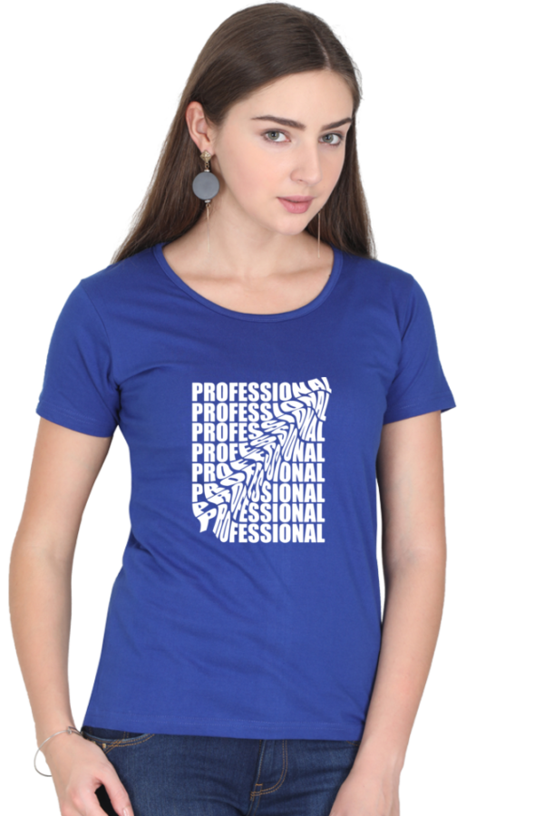 Professional Female Round Neck Half Sleeve Classic T-Shirt - Image 10