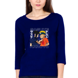 Naruto Female Round Neck Full Sleeve Classic T-Shirt