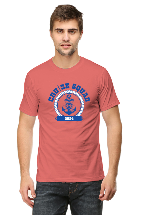 Cruise Squad Male Round Neck Half Sleeve Classic T-Shirt - Image 7
