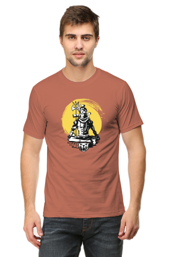 Lord Sivan Male Round Neck Half Sleeve Classic T-Shirt