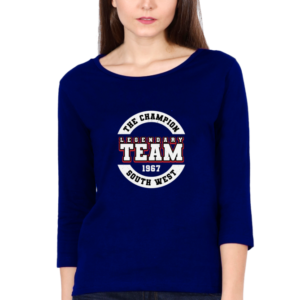 The Champion Legendary Team Female Round Neck Full Sleeve Classic T-Shirt