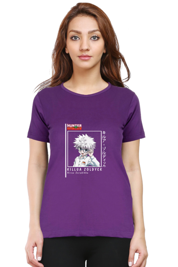 Hunter Female Round Neck Half Sleeve Classic T-Shirt - Image 4