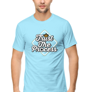 Trust The Process Male Round Neck Half Sleeve Classic T-Shirt
