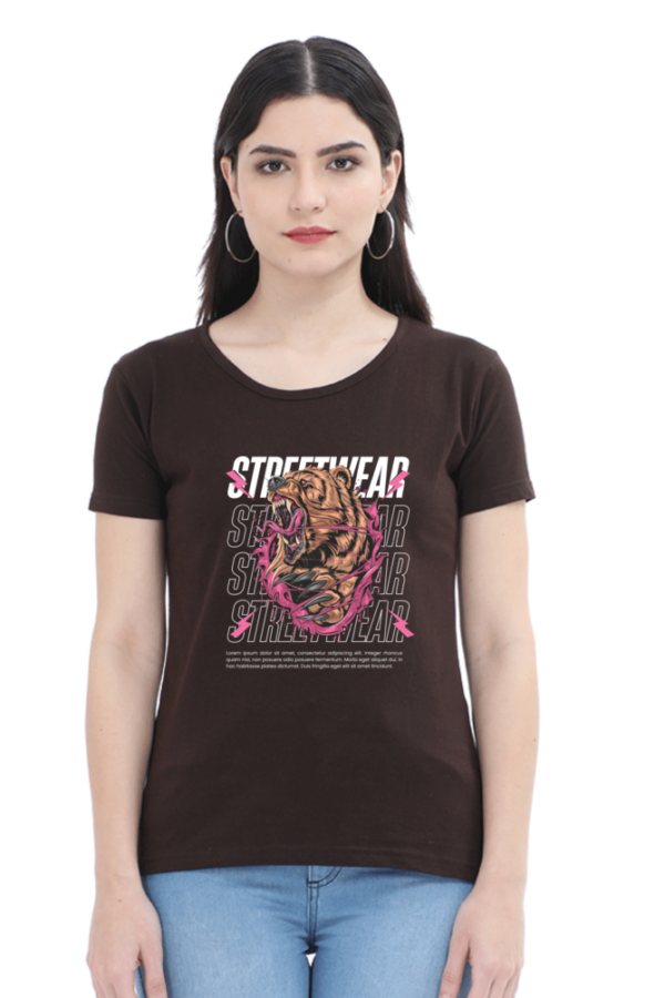 Street Wear Female Round Neck Half Sleeve Classic T-Shirt