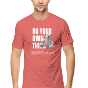 Do Your Own Thing Male Round Neck Half Sleeve Classic T-Shirt