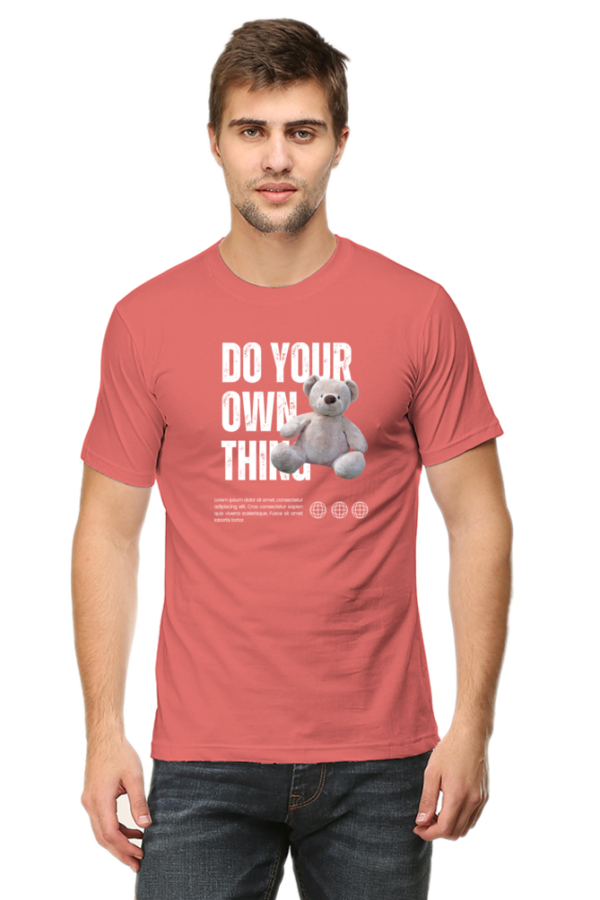 Do Your Own Thing Male Round Neck Half Sleeve Classic T-Shirt