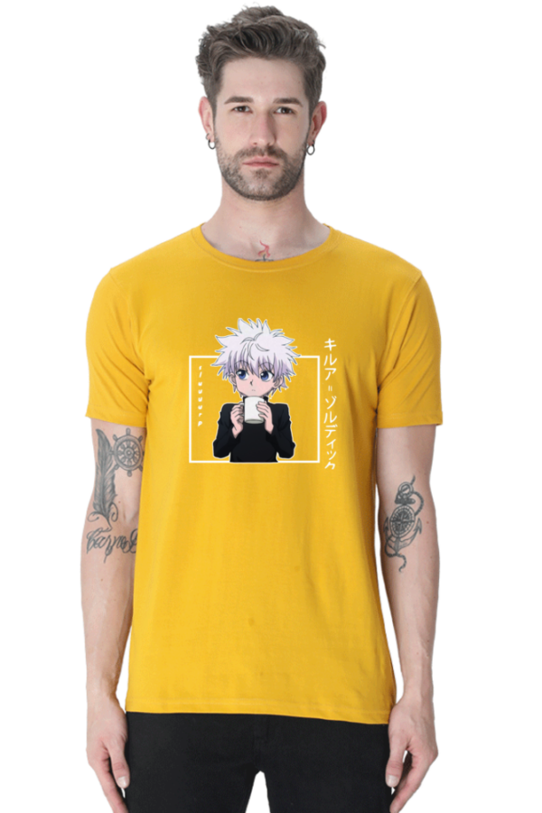 Hunter Kakashi Male Round Neck Half Sleeve Classic T-Shirt - Image 4