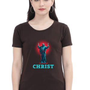 Christ Female Round Neck Half Sleeve Classic T-Shirt