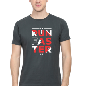 Run Faster Male Round Neck Half Sleeve Classic T-Shirt