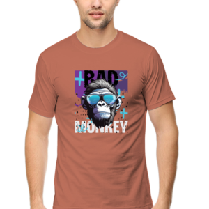 Bad Monkey Male Round Neck Half Sleeve Classic T-Shirt