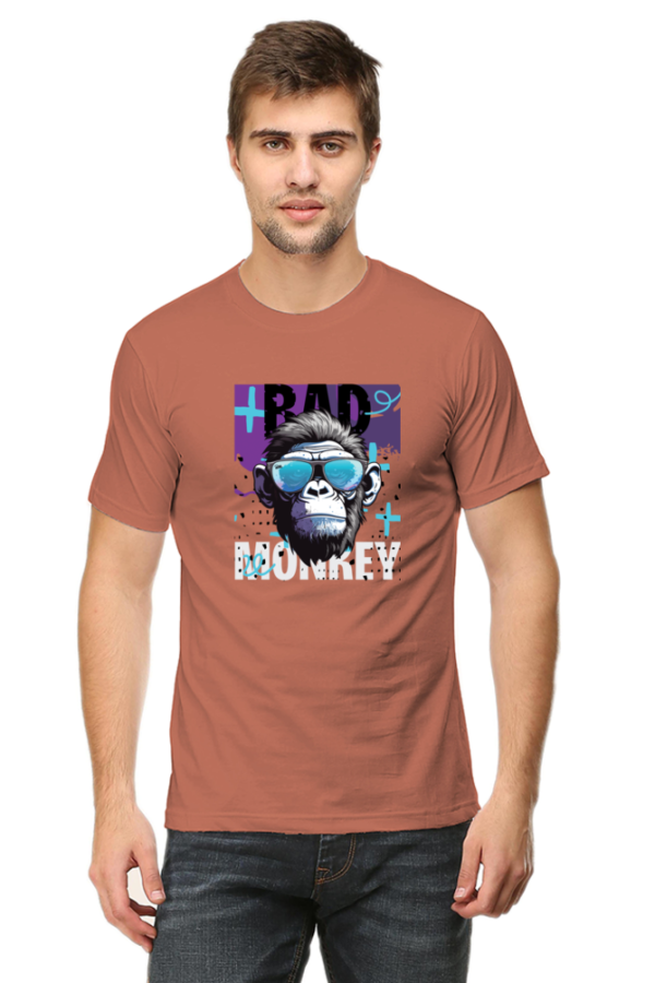 Bad Monkey Male Round Neck Half Sleeve Classic T-Shirt