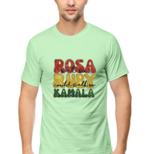 Rosa Ruby Kamala Male Round Neck Half Sleeve Classic T-Shirt
