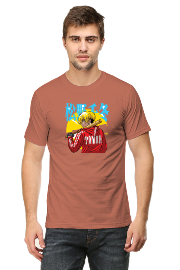 Tokyo Revenger Male Round Neck Half Sleeve Classic T-Shirt