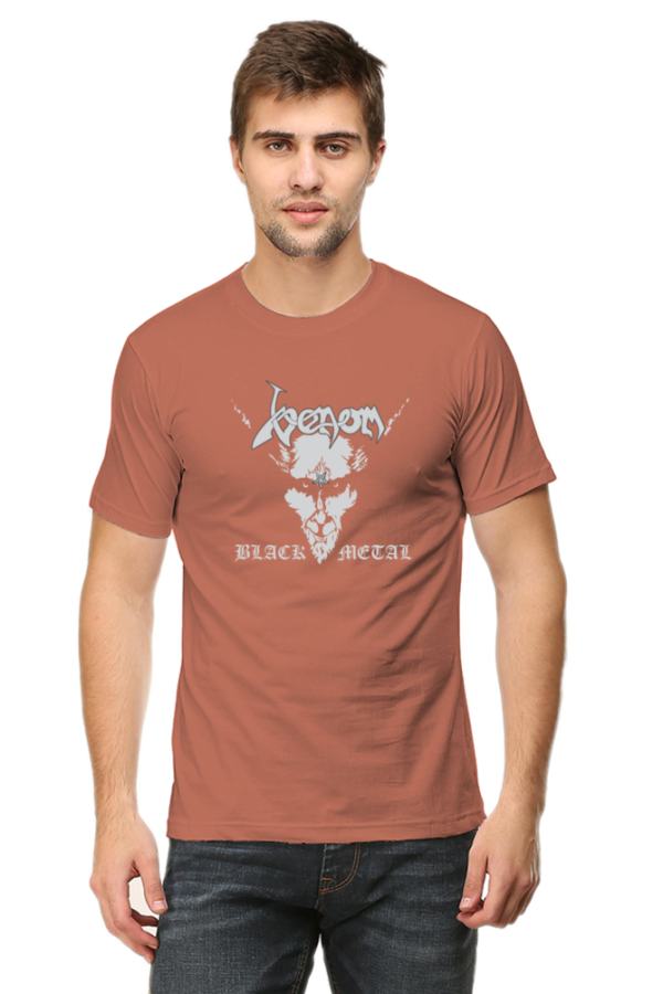 Venom Black Metal Male Round Neck Half Sleeve Classic T-Shirt