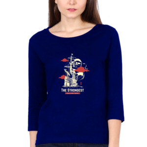 The Strongest Sailing Ship Female Round Neck Full Sleeve Classic T-Shirt