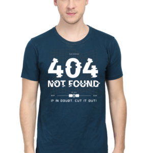 Not Found Male Round Neck Half Sleeve Classic T-Shirt